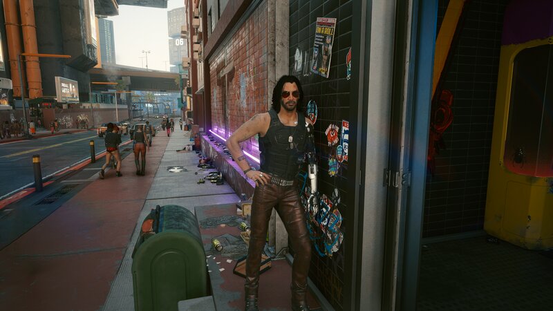 Character in Leather Pants
