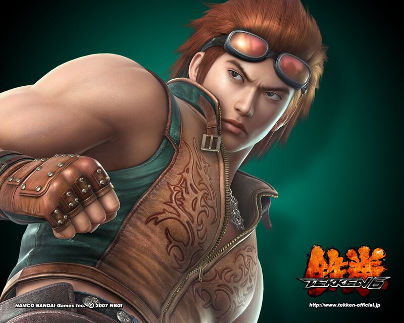Character in Leather Vest — Green