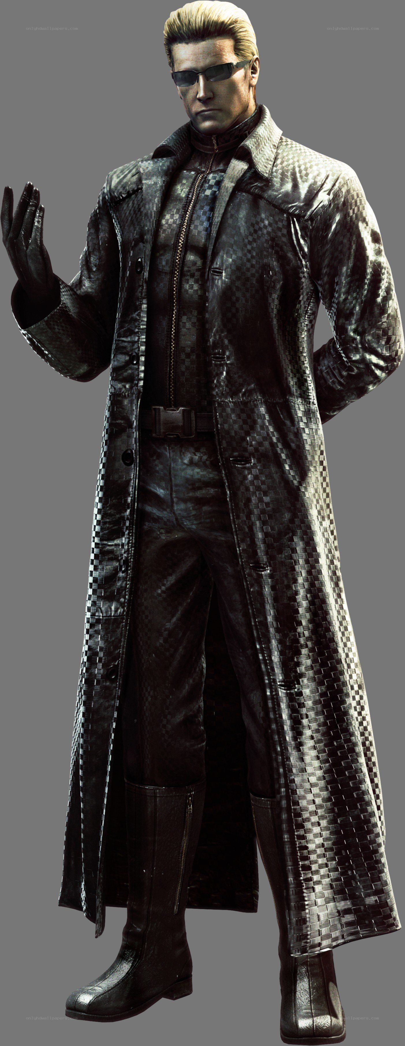 character in long coat