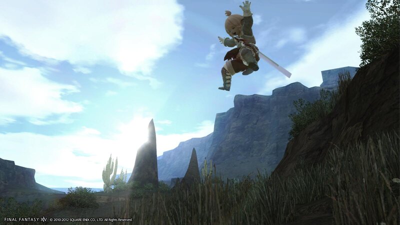 Character in Mid-air Jump