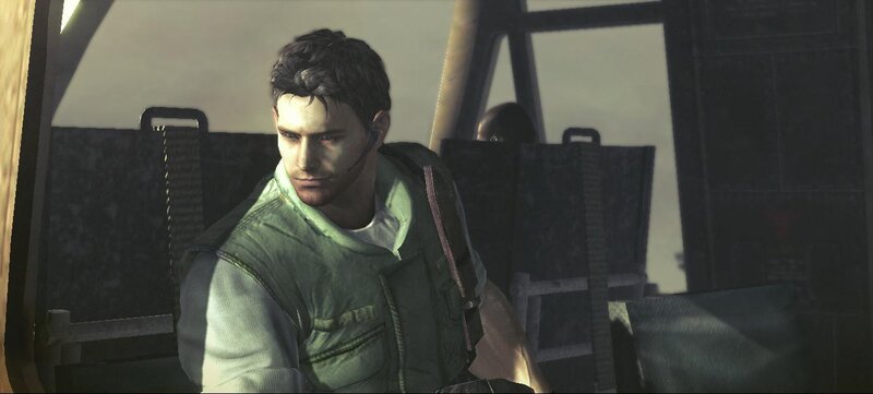 character in military vest