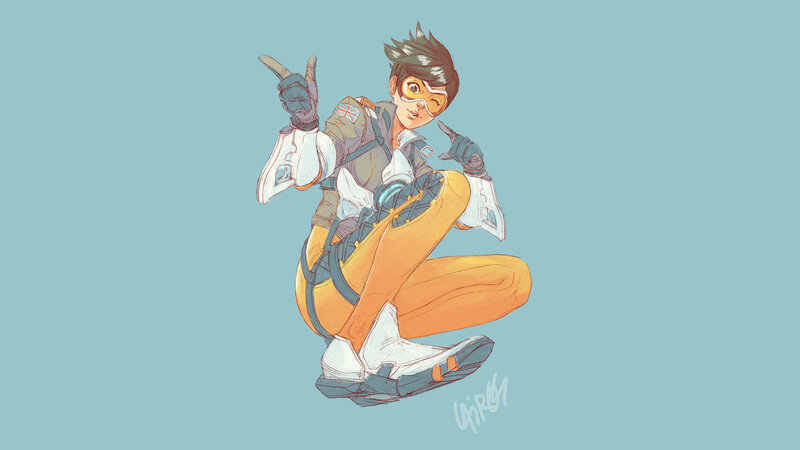 Character in Orange Suit