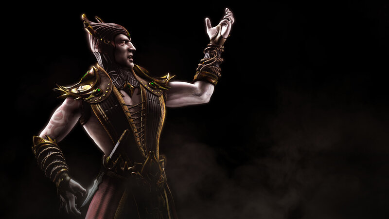 Character in Ornate Armor — Black, Dramatic