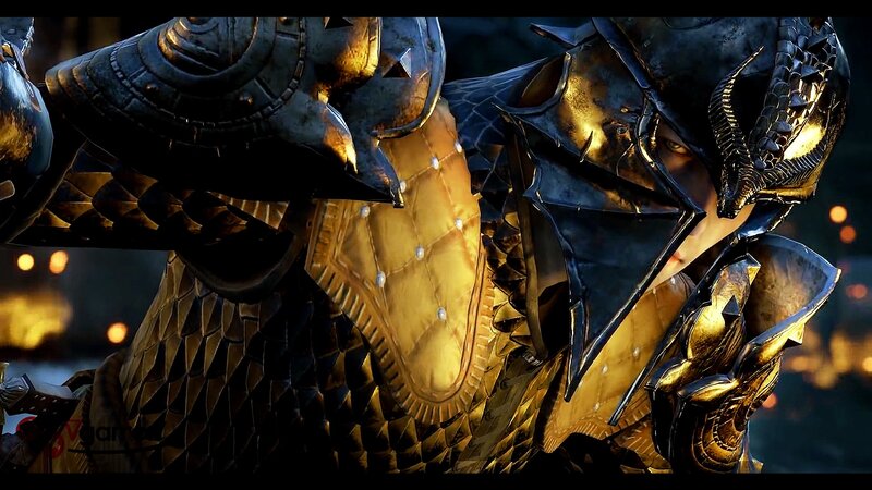 Character in Ornate Armor — Black