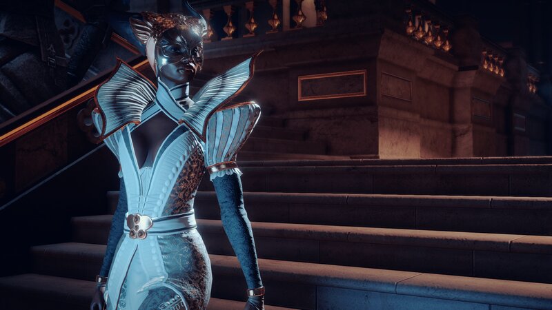 Character in Ornate Armor — Blue
