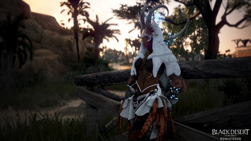 Character in Ornate Armor — White, Serene