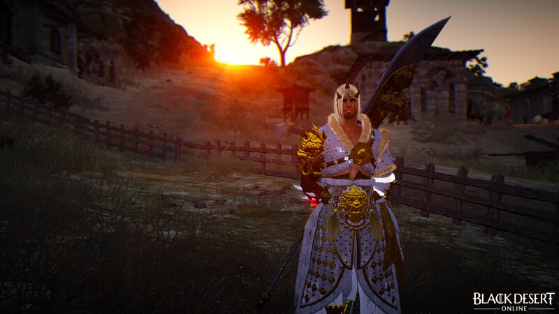 Character in Ornate Armor — White