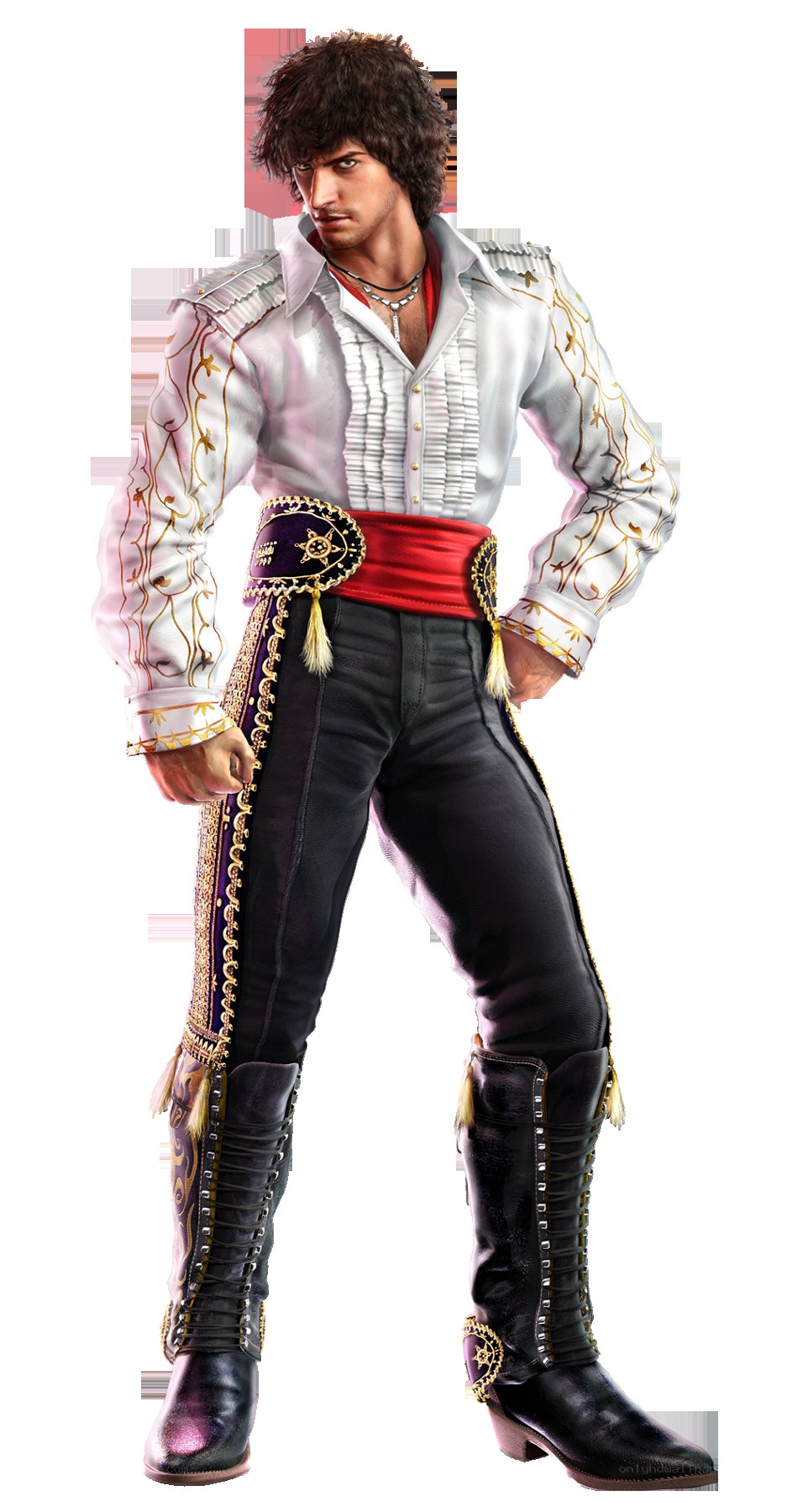 character in ornate outfit