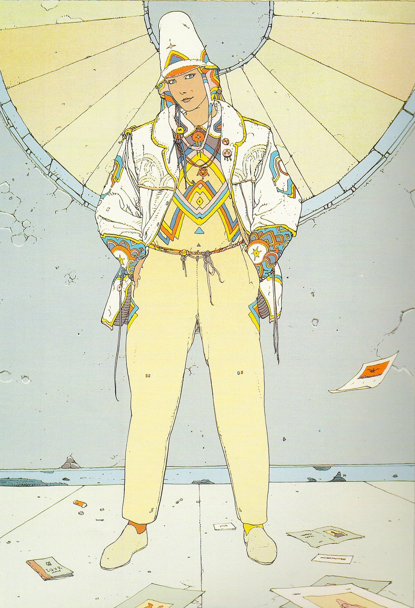 character in ornate uniform