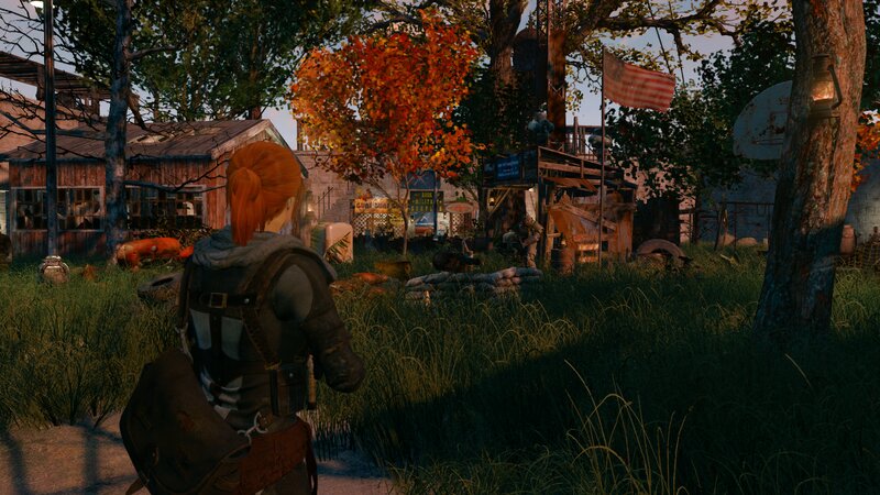 Character in Overgrown Yard