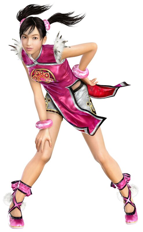 character in pink martial arts outfit