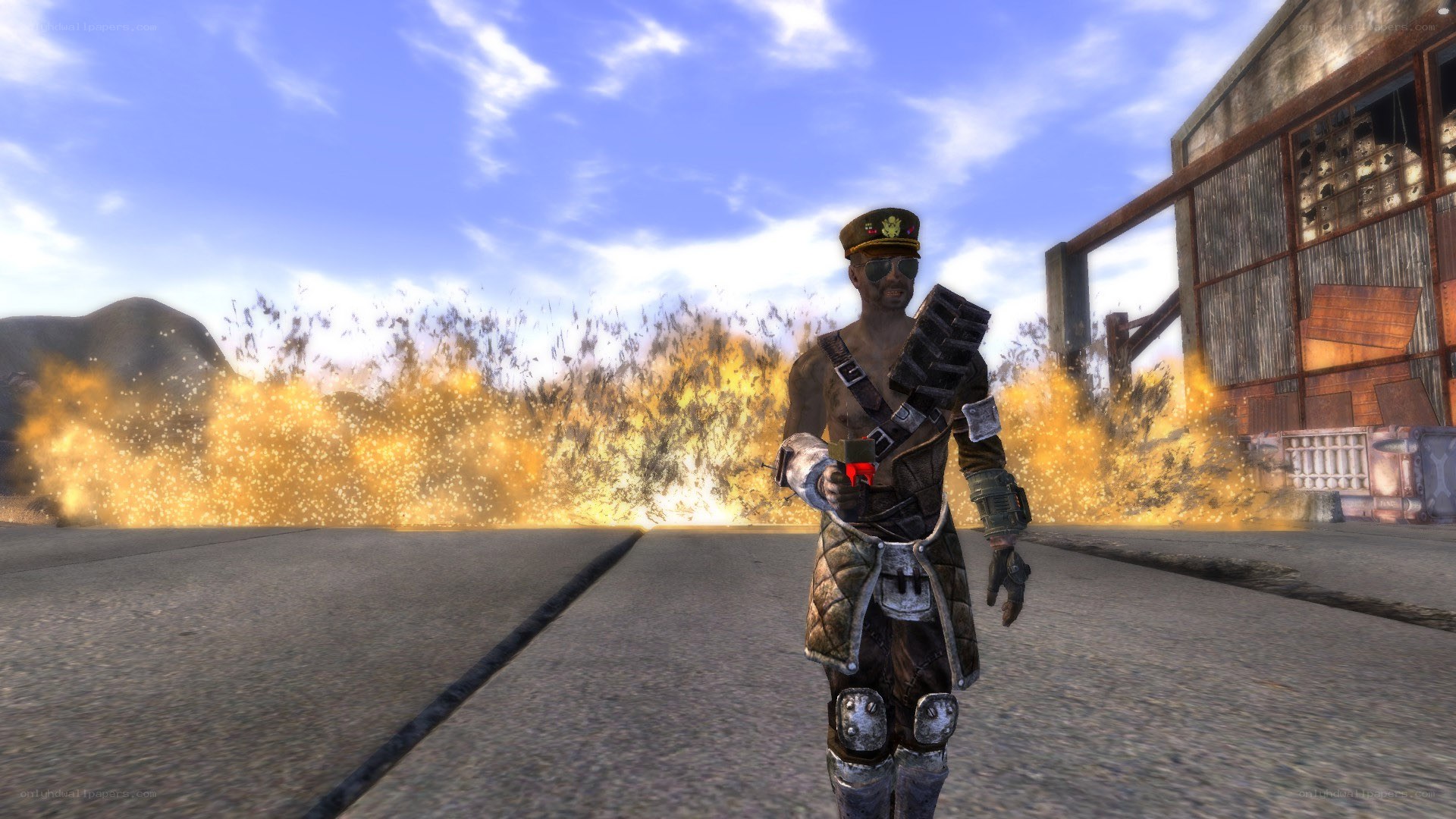 character in post-apocalyptic setting
