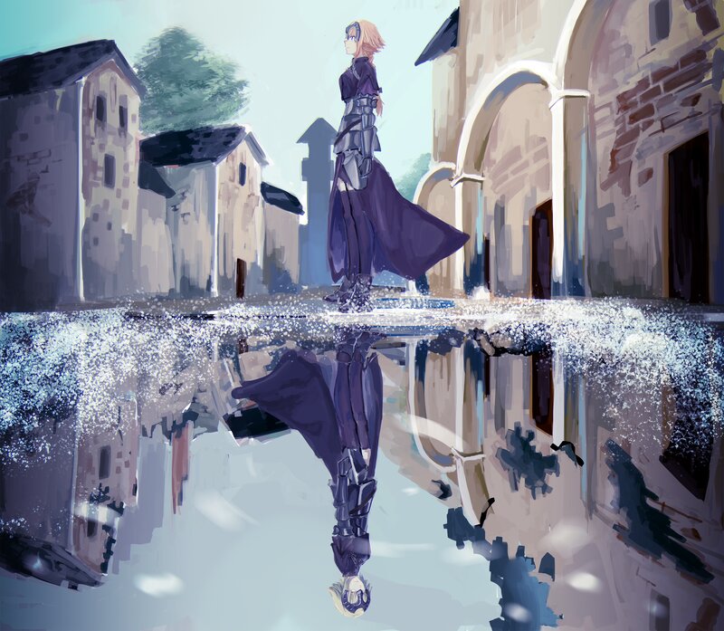 Character in Purple Cloak — Serene