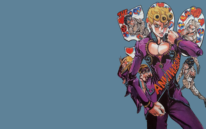 Character in Purple Suit — Dramatic, Manga