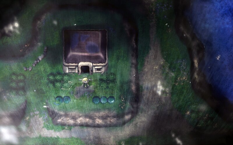 Character in Rainstorm — Green