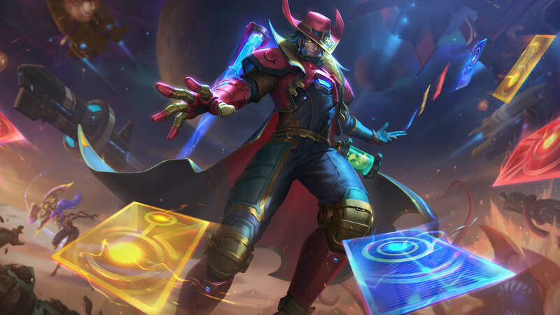 Character in Red and Blue Armor
