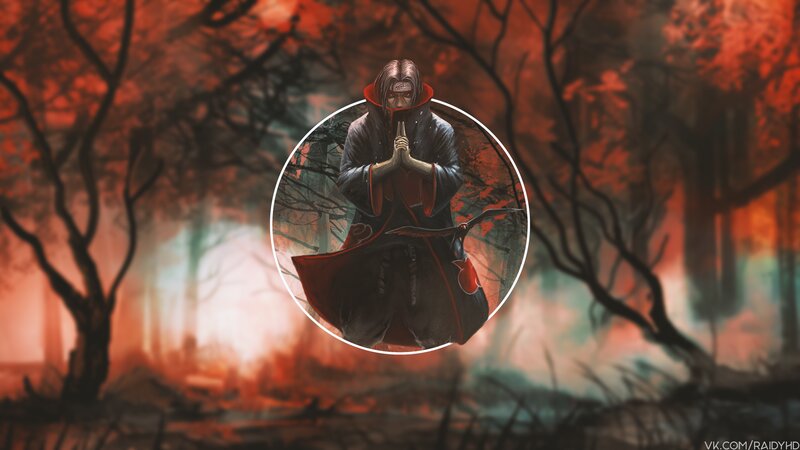Character in Red Cloak — Dramatic, Autumn