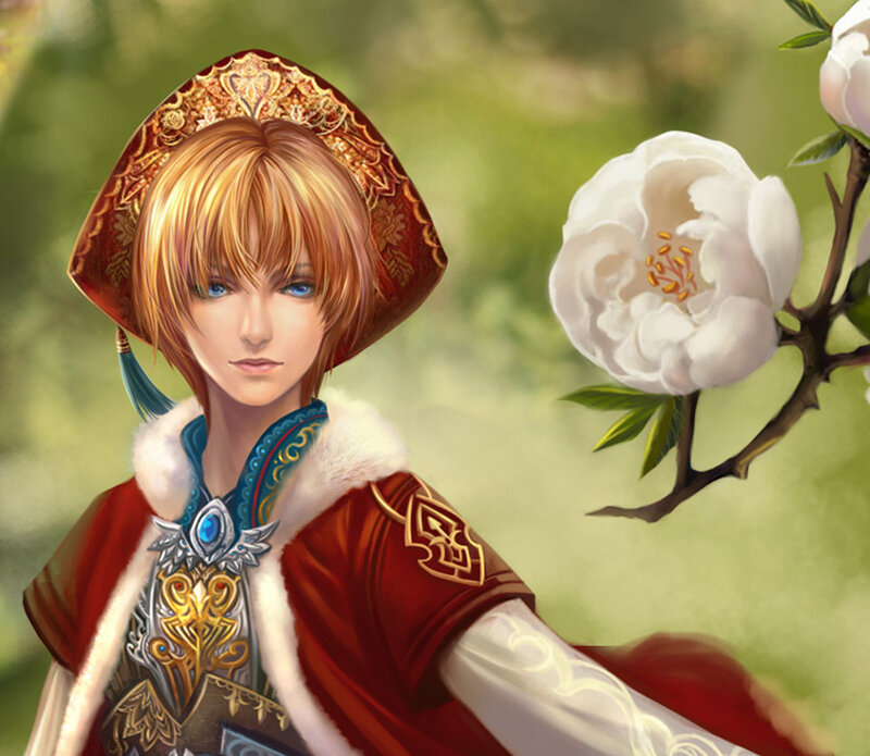Character in Red Cloak — Serene