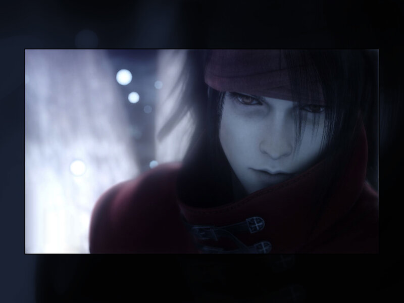 Character in Red Coat — Black, Dramatic, Night, 3d Render, Red Coat
