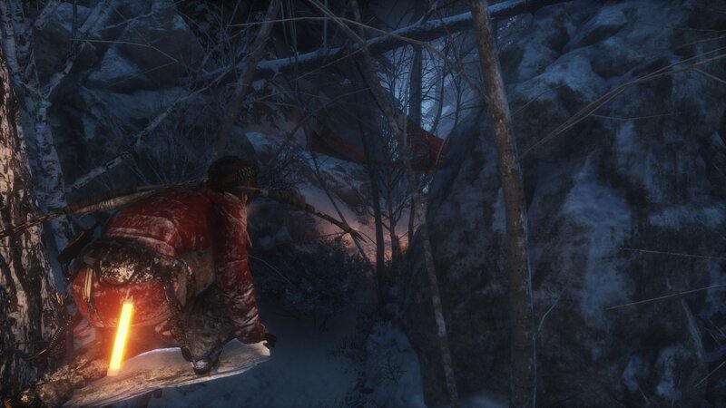Character in Red Coat — Dark, Cold