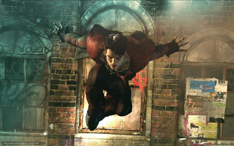 character in red coat jumping