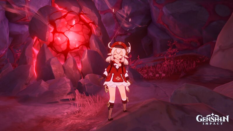 Character in Red Outfit — Dramatic