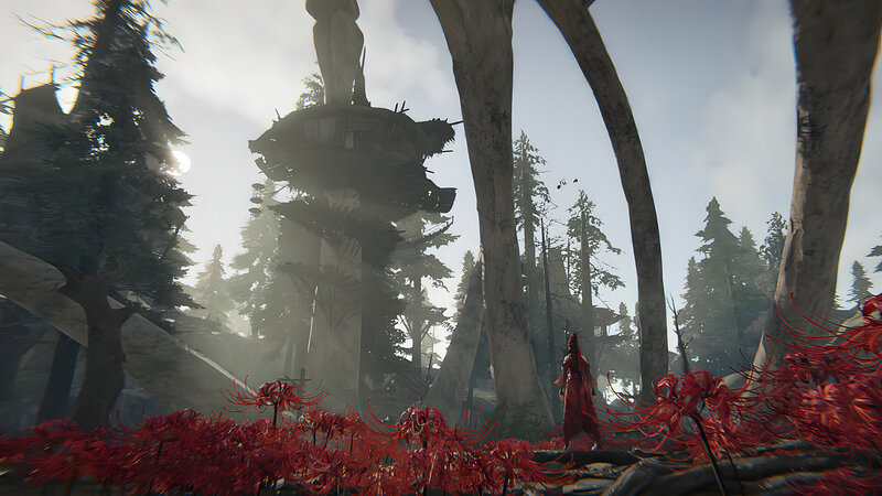Character in Red Robe — Mysterious