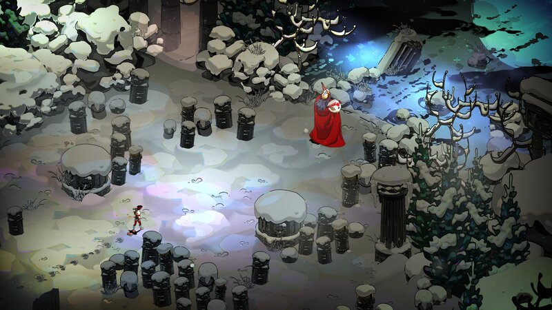 Character in Red Robe — White