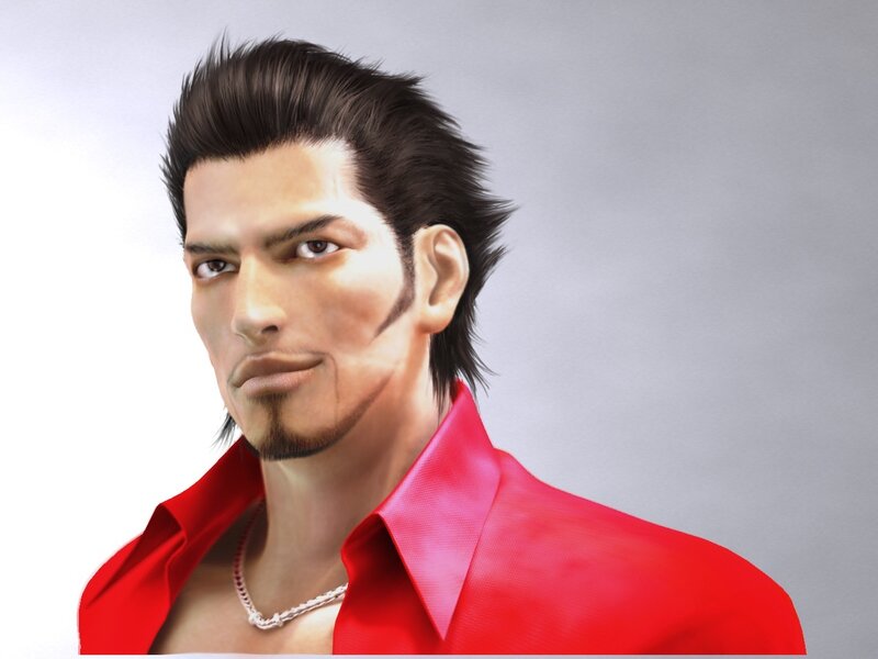 character in red shirt