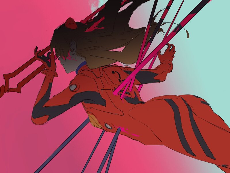 Character in Red Suit — Pink