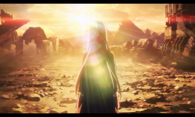 Character in Ruined Landscape