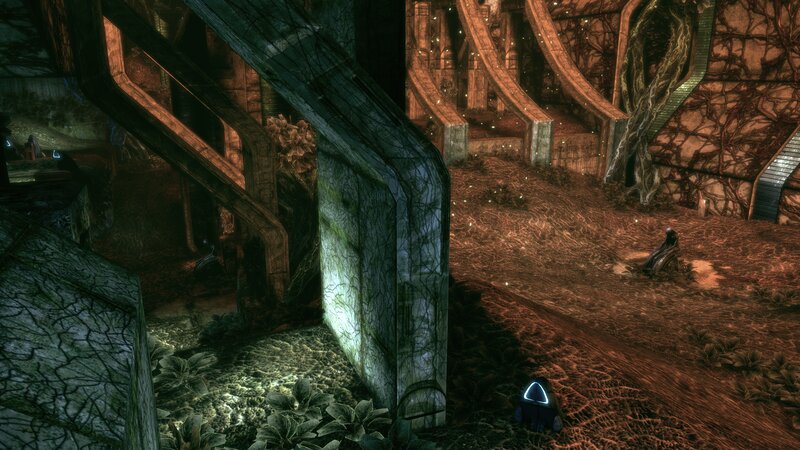 Character in Ruined Structure