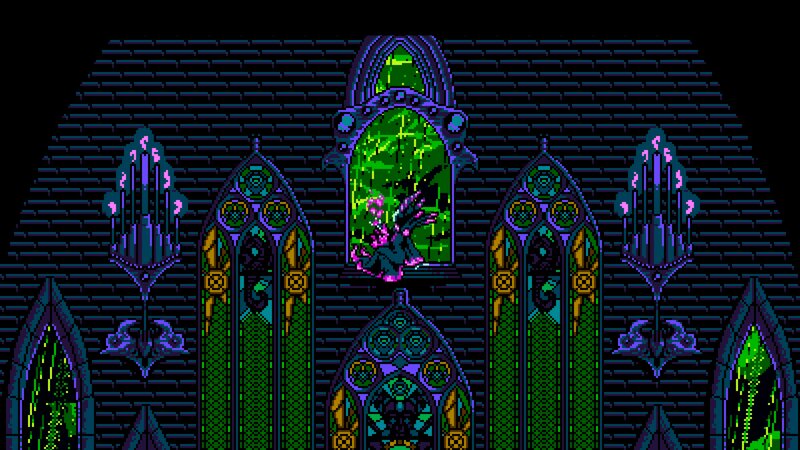 Character in Stained Glass Window