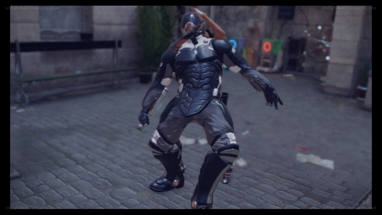 character in tactical gear