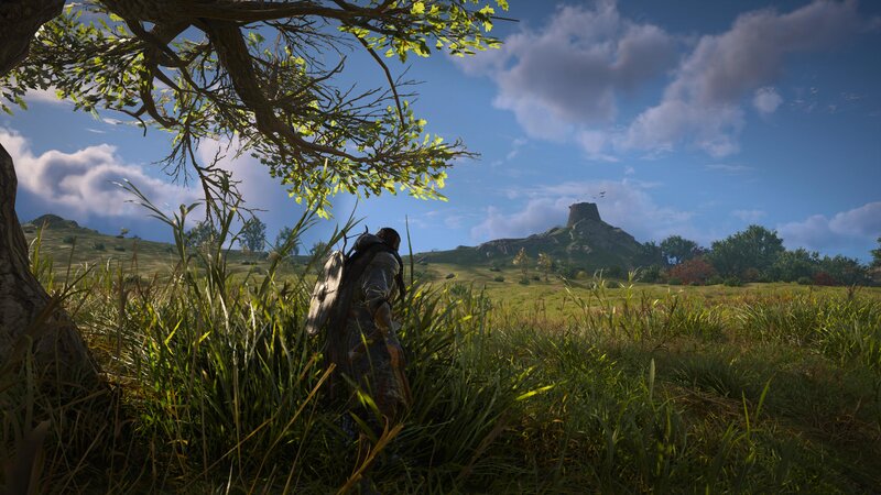 Character in Tall Grass