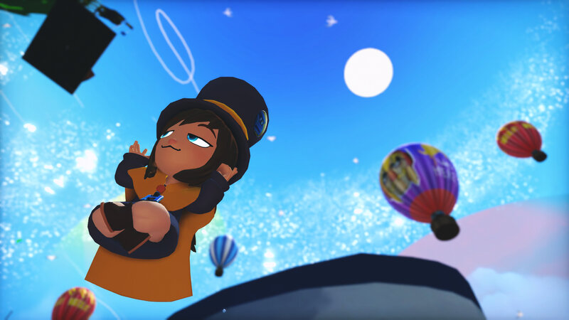Character in Top Hat Floating