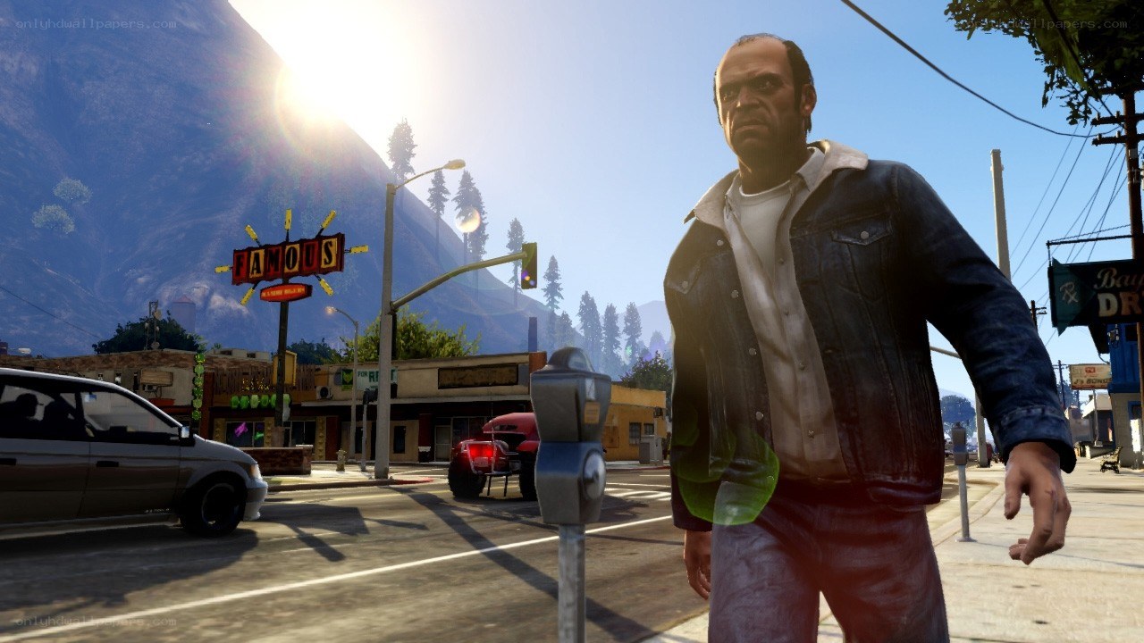 character in urban setting
