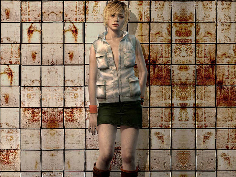 character in vest and skirt