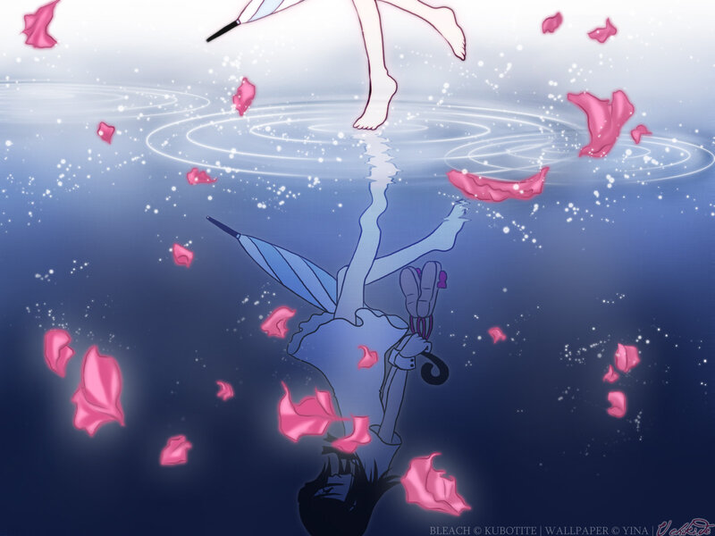 Character in Water — Blue, Serene