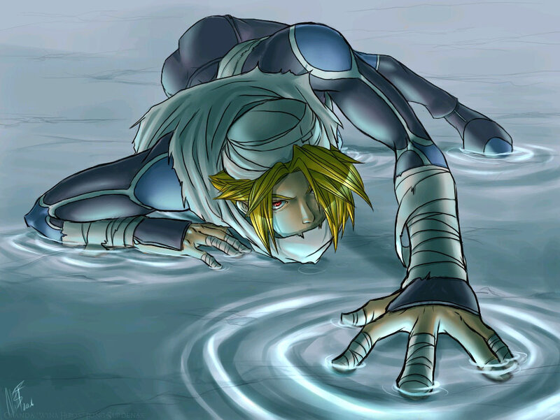 character in water