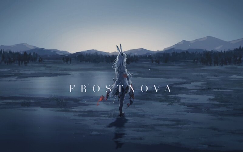 Character in White Armor — Blue