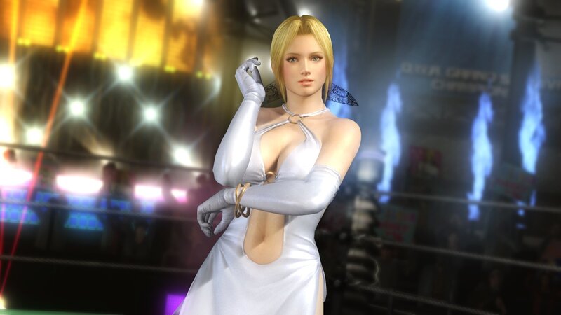 character in white dress