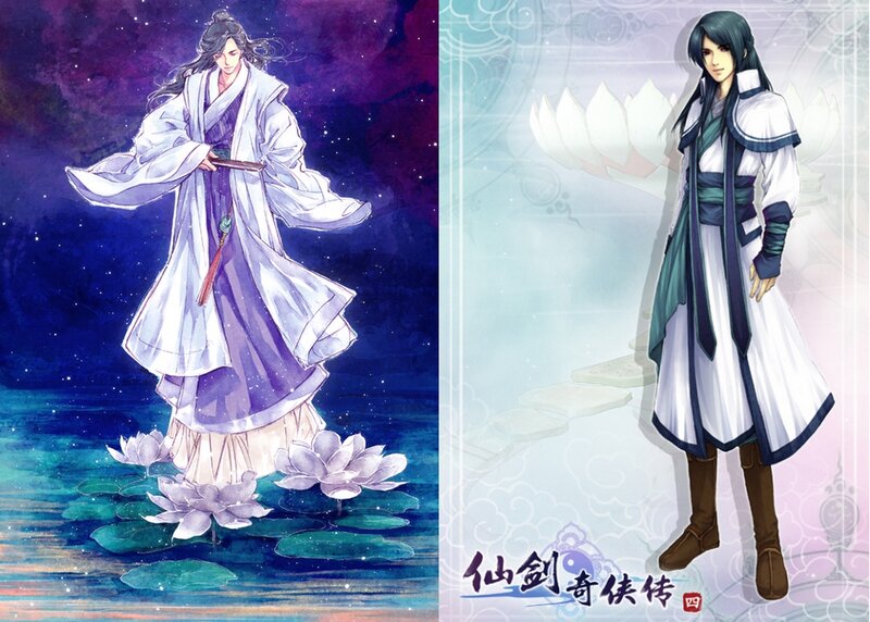 Character in White Robes