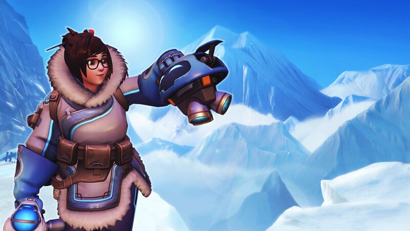 Character in Winter Gear — Blue