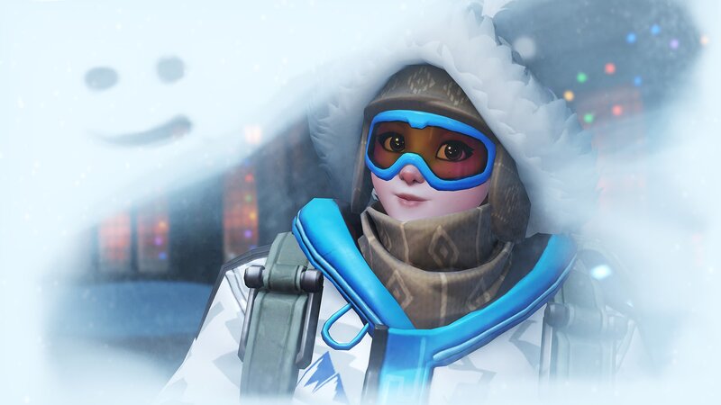 Character in Winter Gear — White