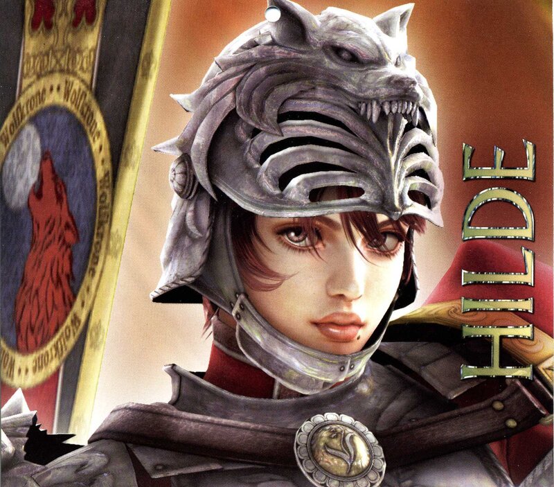 Character in Wolf Helmet