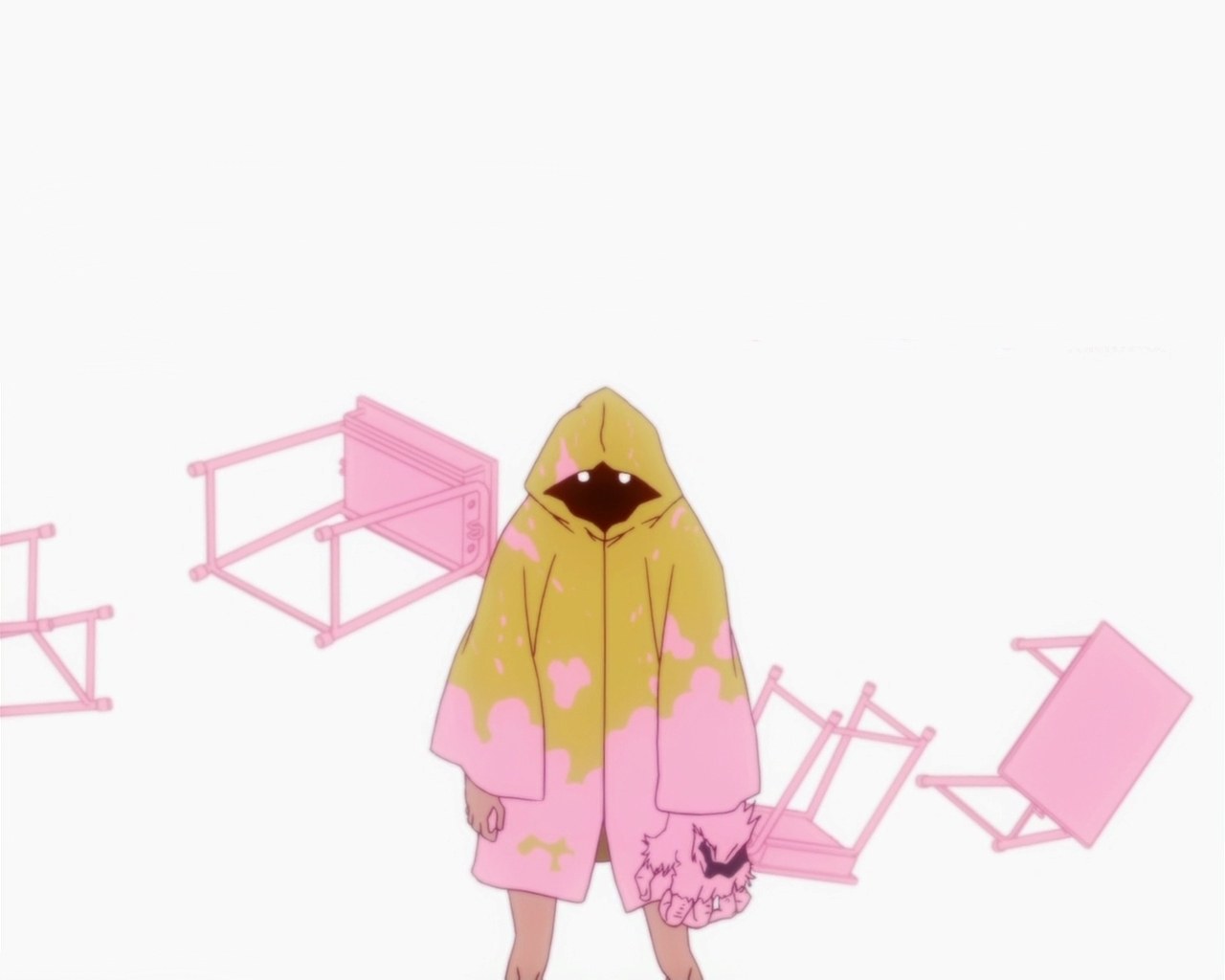 character in yellow cloak