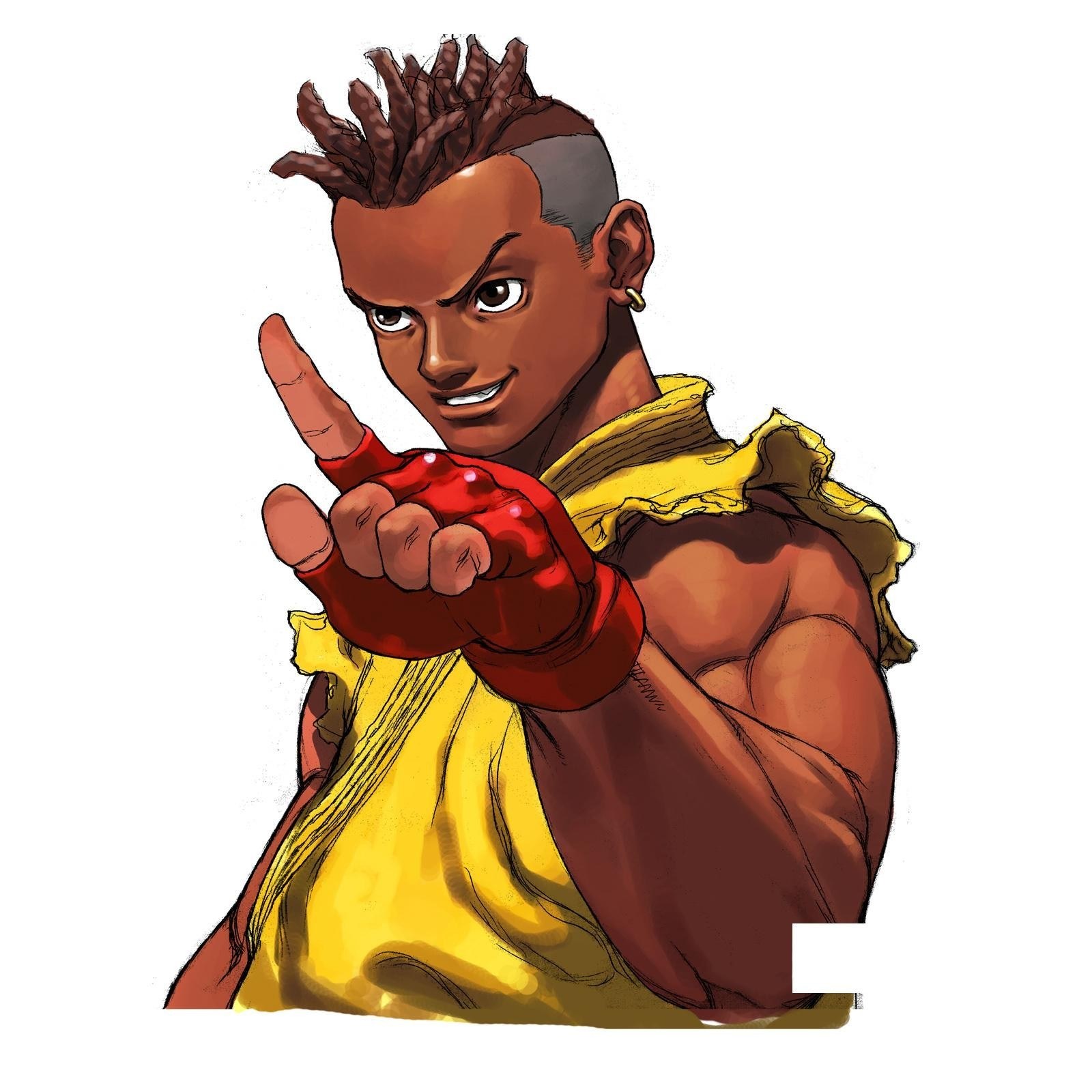 character in yellow outfit