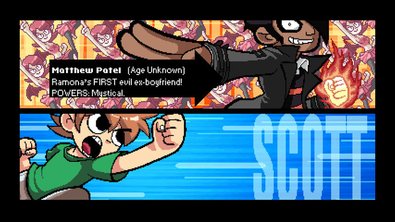 Character introduction screen