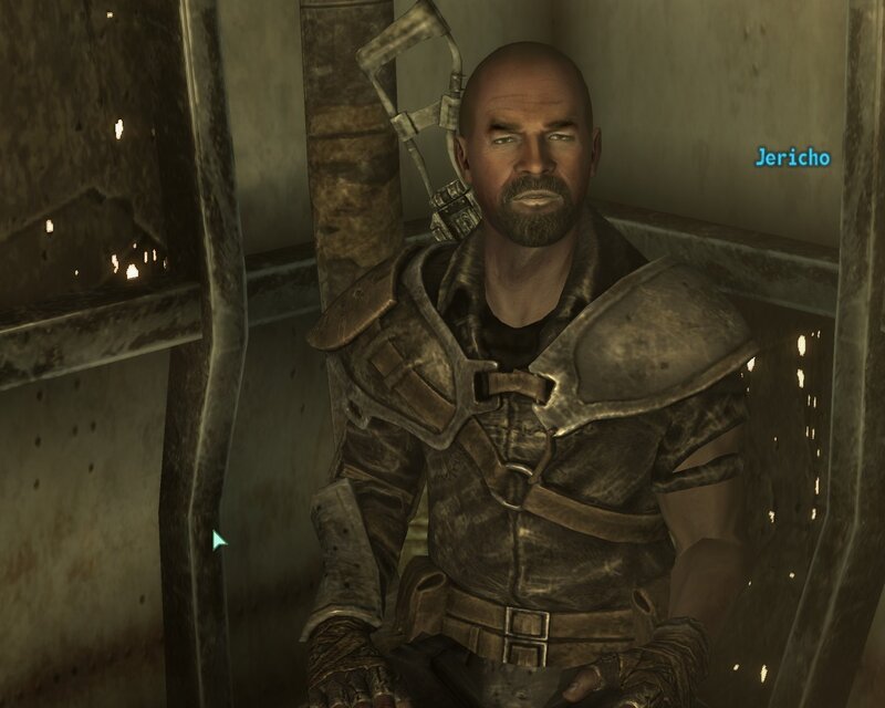 Character Jericho in armor